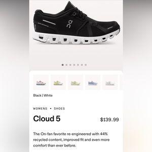 On Cloud 5 Running Shoes